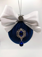 Ёлочные игрушки "БАРХАТ" 4шт