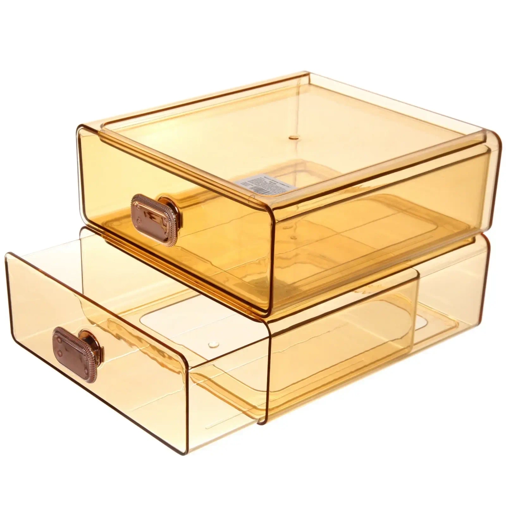 Органайзер выдвижной для хранения «ЛАМИНГТОН», цвет бежево-персиковый, 21*20*8см