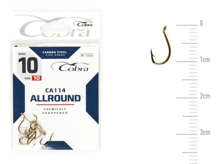 Крючки Cobra Allround BEAK сер. CA114 разм. 010 10шт.