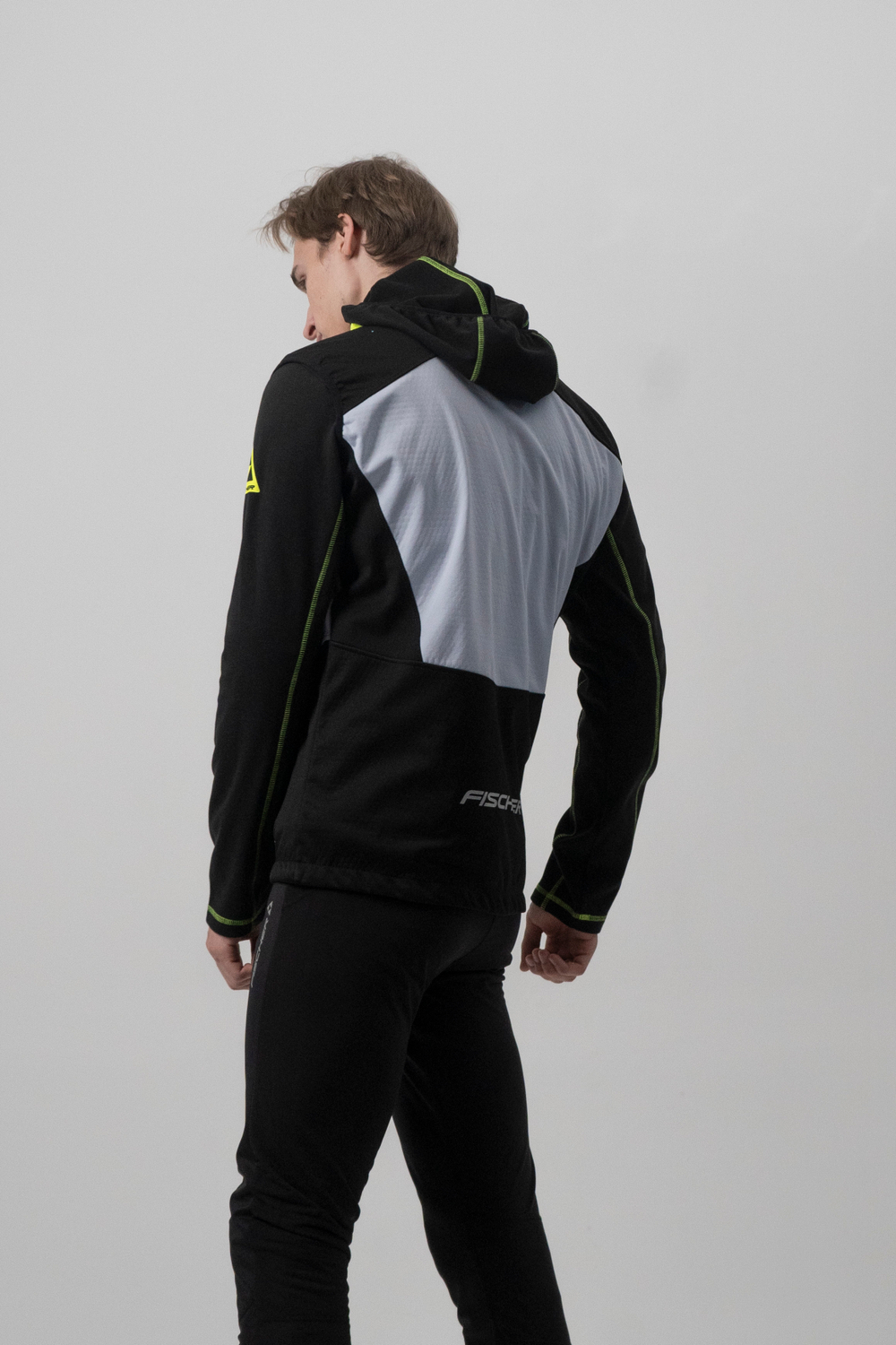 Мужской жилет FISCHER Softshell Warm, черно-серый GR8119-109