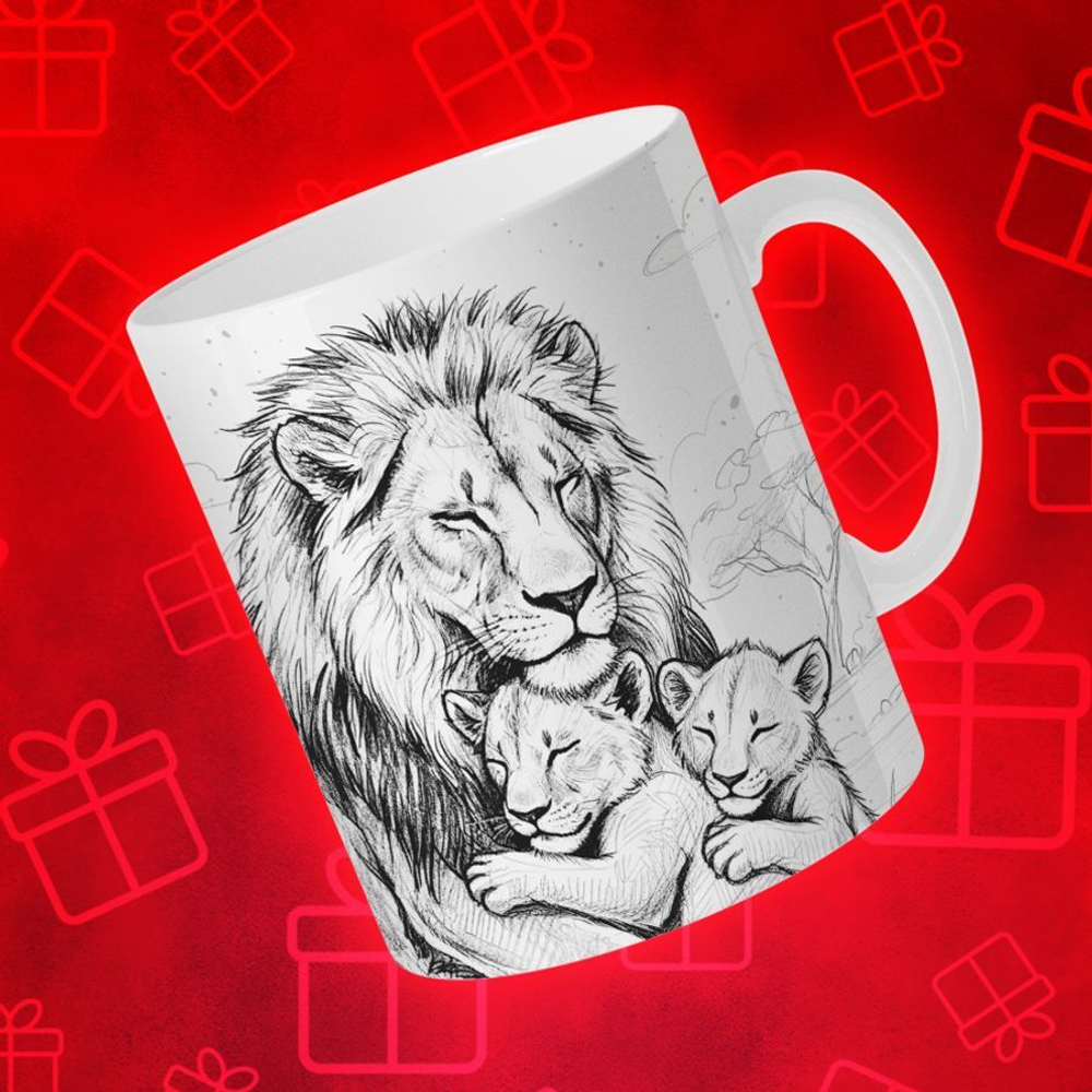 Кружка Папа Лев 2