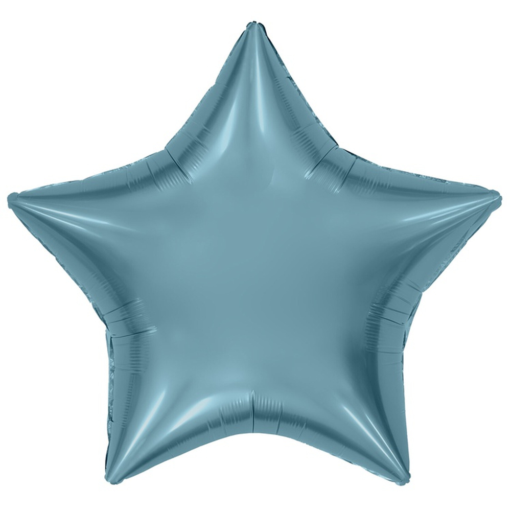 Шар фольгированный Звезда 90 см (Голубой)