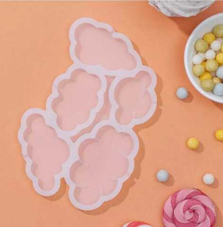 Форма силиконовая для леденцов "Облака"