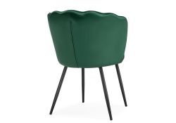 Стул на металлокаркасе Coral green / black