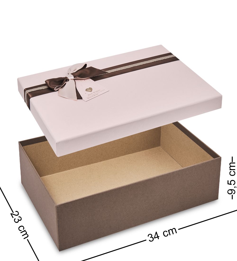 WF-180-B Набор коробок из 3 шт, розовый/коричневый