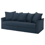 3-местный диван-кровать - IKEA HOLMSUND/ГОЛЬМСУНД ИКЕА, 231х99х79 см, темно-синий