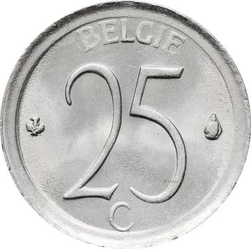 25 сантимов 1964-1975 Бельгия