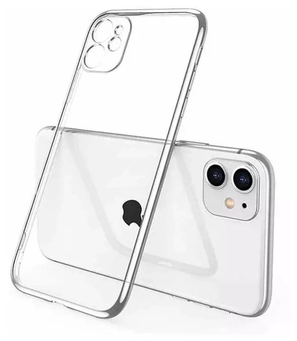 Силиконовый чехол для iPhone 11 прозрачный