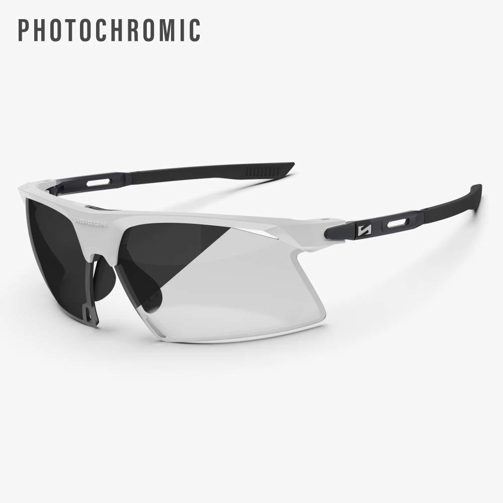 Спортивные очки c диоптриями Scicon Aerobeam Titanium Sunglasses White Matt Photochromic Grey