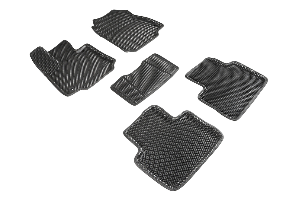 Коврики EVA 3D ромб для Toyota RAV4 V (XA50) АКПП 2019-н.в., Seintex.95196