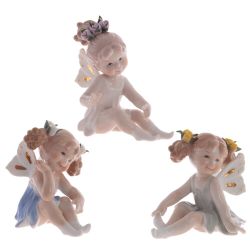 GAEM Набор из 3-х фигурок декоративных "Ангел", L9,5 W7,5 H11 см