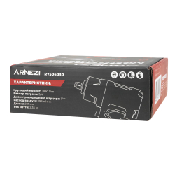 Пневматический ударный гайковерт 3/4", 7200 об/мин 1890 Нм ARNEZI R7506030