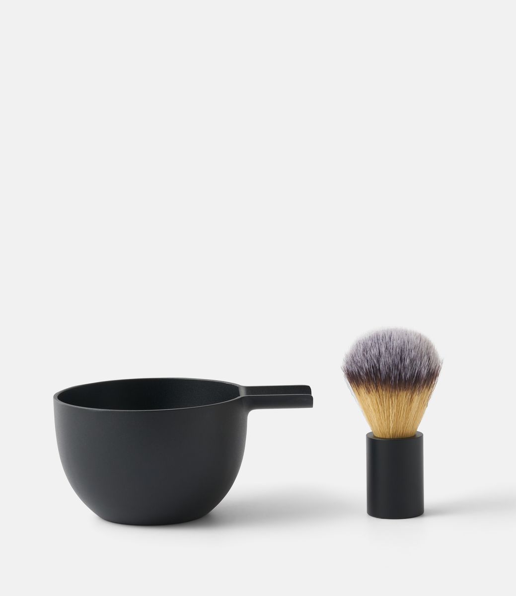 Morrama Brush & Bowl Black — набор для бритья