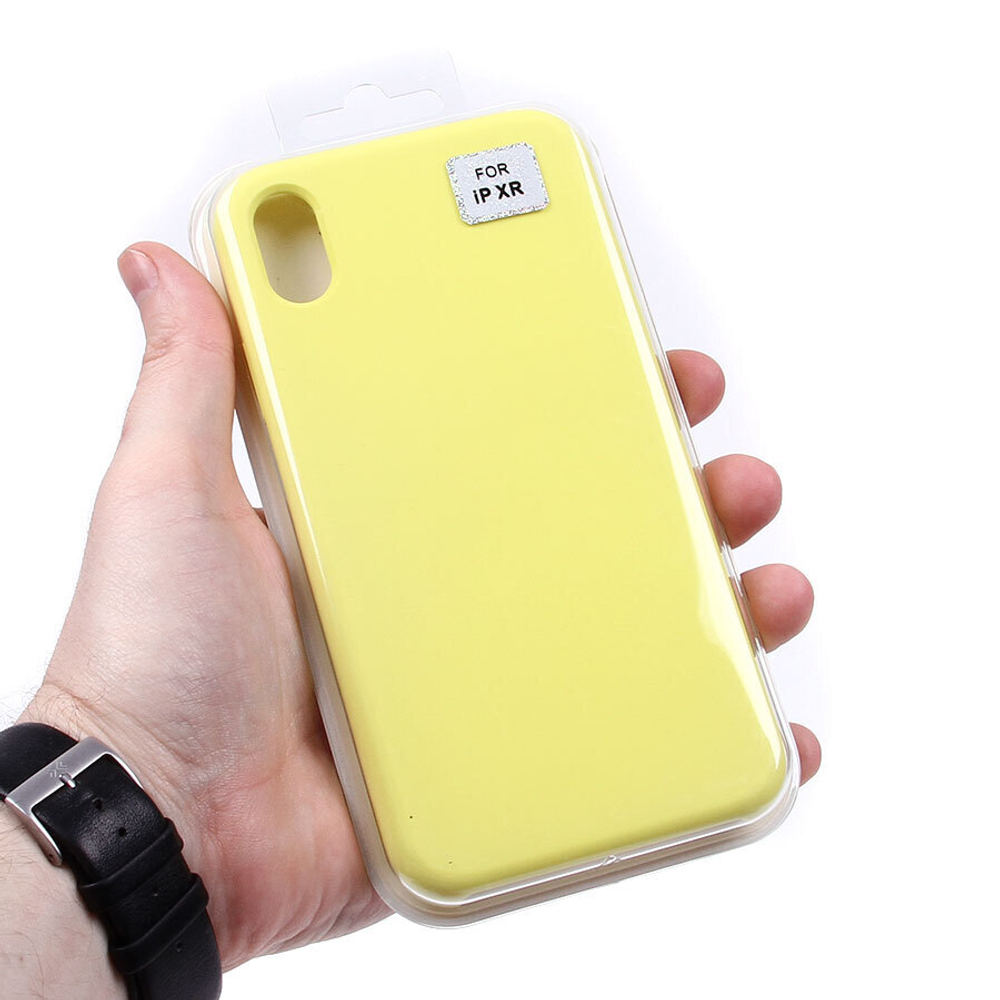 Панель Soft Touch для iPhone XR, 007002 Желтый