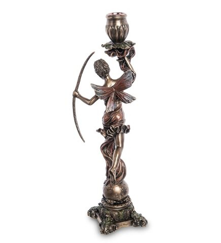 WS-979 Статуэтка-подсвечник «Диана - богиня охоты, женственности и плодородия»