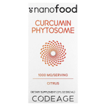 Codeage, Curcumin Phytosome, цитрусовые, 1000 мг, 59,2 мл (2 жидк. унц.)