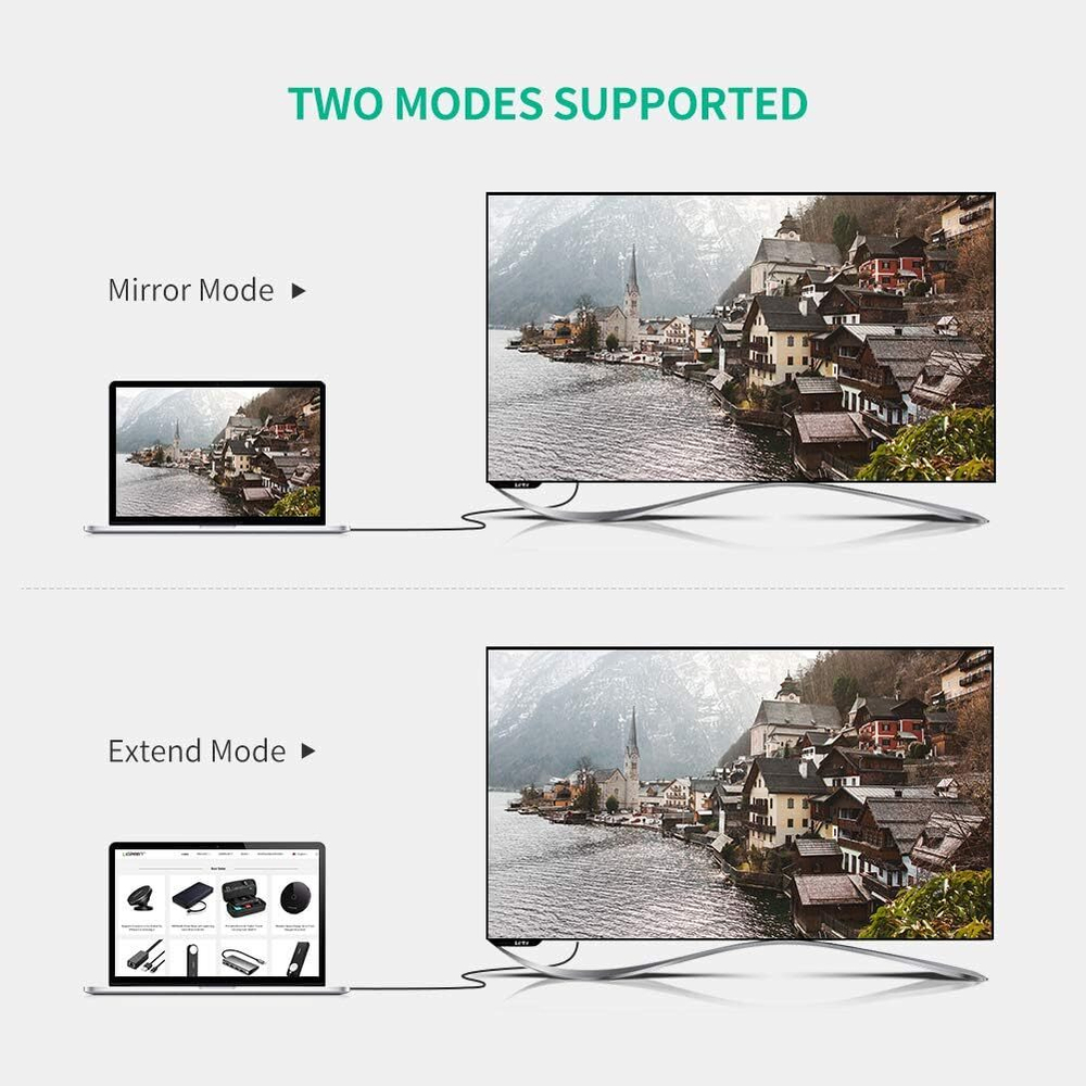Кабель DisplayPort - DVI 24+1, 2m, UGREEN 10221