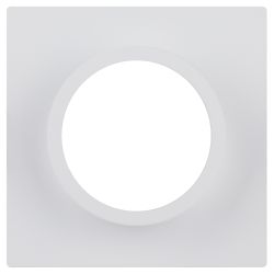 Встраиваемый светильник алюминиевый ЭРА KL88 WH MR16/GU5.3 белый | Алюминиевые встраиваемые светильники