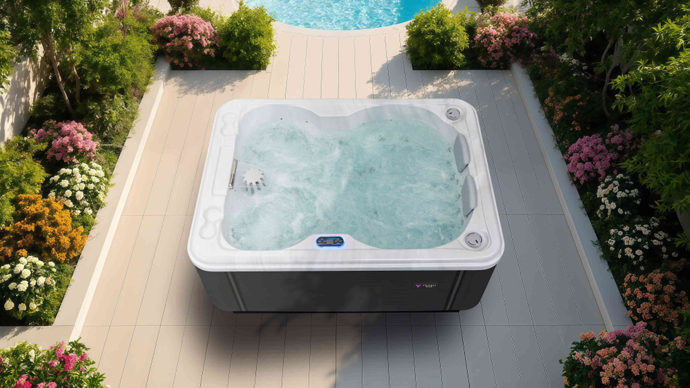 Вместительный гидромассажный спа-бассейн Victoria Star VS-402L