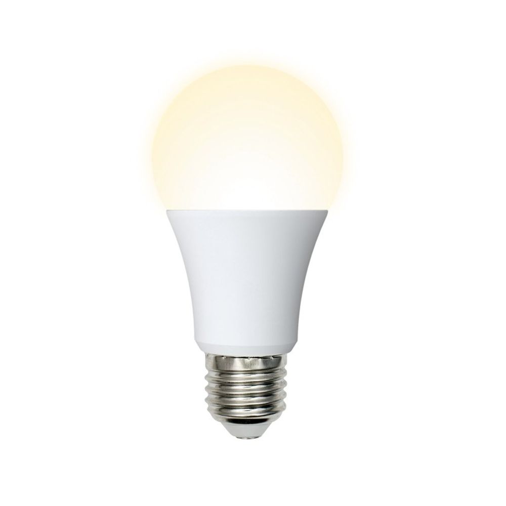 LED-A60-16W-WW-E27-FR-NR Лампа светодиодная. Форма A. матовая. Серия Norma. Теплый белый свет 3000K. Картон. ТМ Volpe