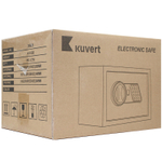 Сейф KUVERT "20ELB" электронный замок + ключ, 310х200х200 мм, 4 кг, черный