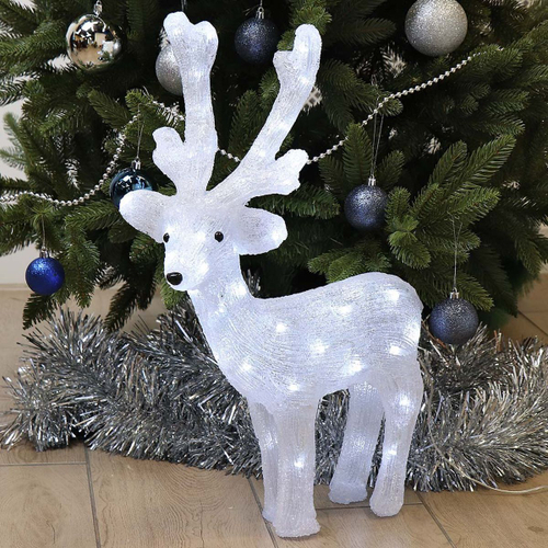 Н.г Фигурка дек. Олень 38*62см, 50LED, 220В Y4-3071