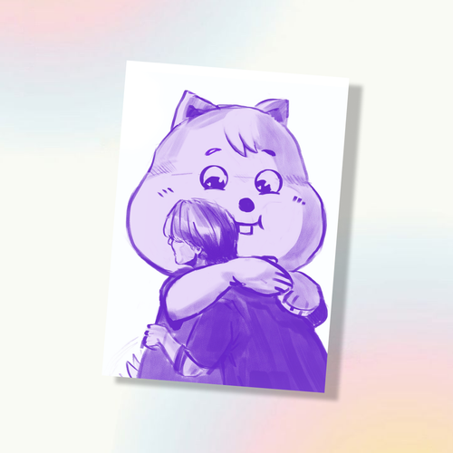 Арт принт / lynx / STRAY KIDS / Хан #5