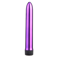 Фиолетовый классический вибратор 18см OYO