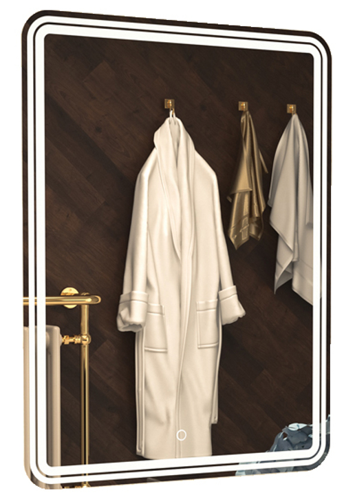 Зеркало AZARIO Adriana 600х800 влагостойкое c подсветкой и диммером (CS00066638)