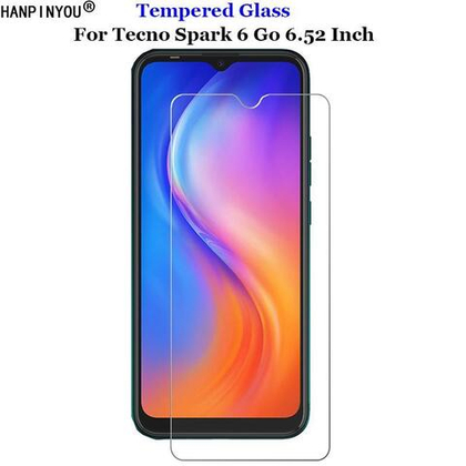 Закаленное стекло с цветной рамкой (fullscreen+fullglue) для Tecno Spark 6 Go DF tColor-03 (black)