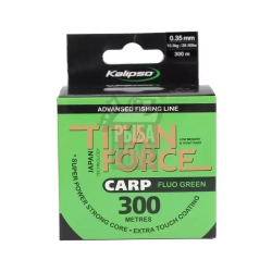 Леска Kalipso Titan Force Carp Fluo Green 300м