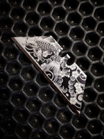 Сменные лезвия с гравировкой. Японский сет №3