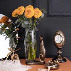 Ваза Кошка Шелби Бронза