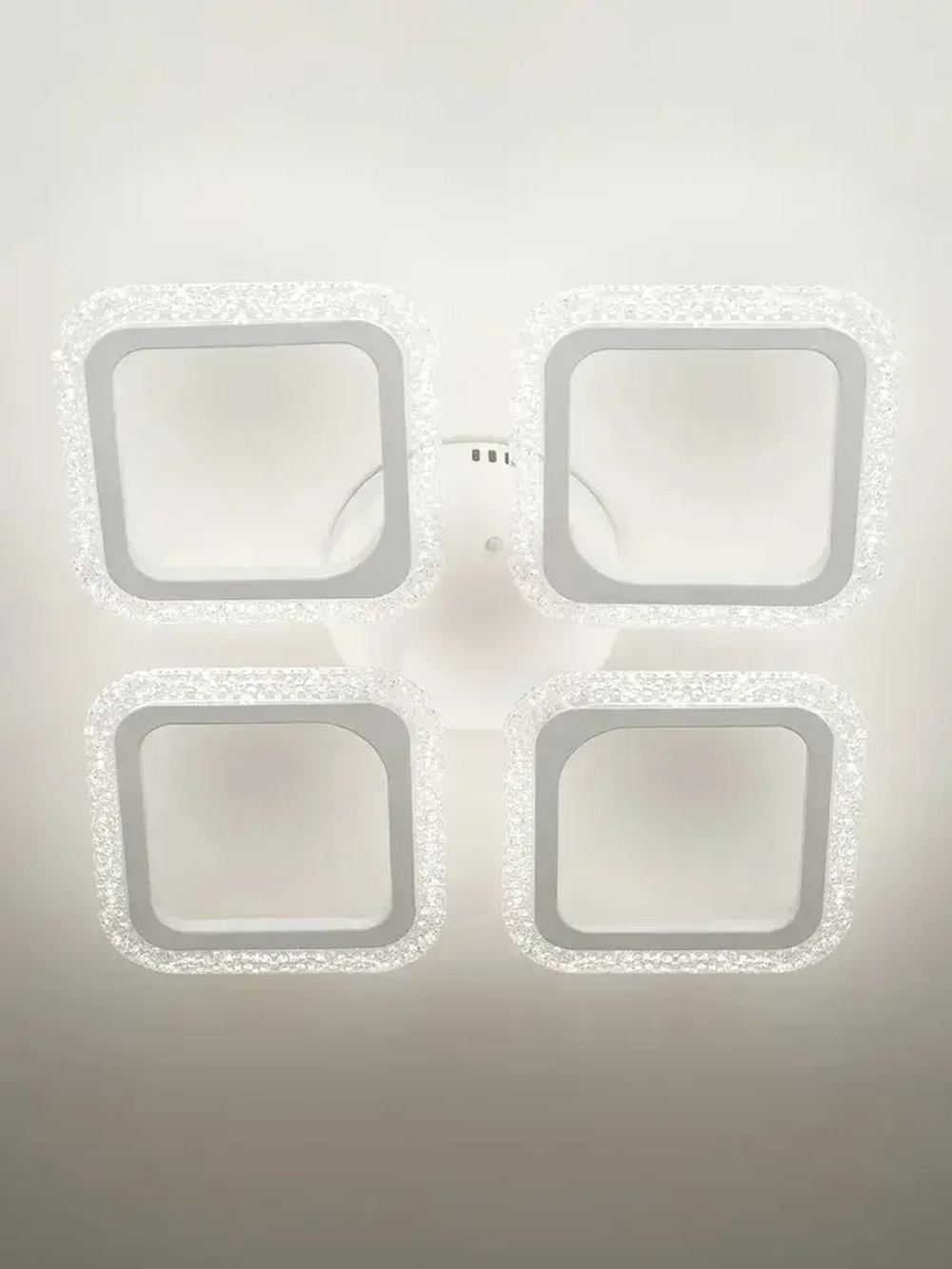 Люстра потолочная светодиодная с пультом ДУ Rivoli белая 64Вт 2800-6300К, светильник на кухню, в детскую, в спальню