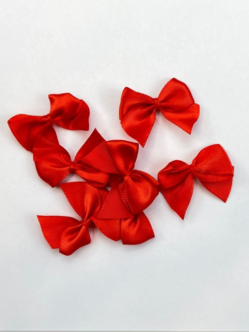 Бантик красный 3,5 см