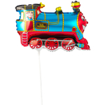 Шар Фольгированный Поезд голубой (Голубой)