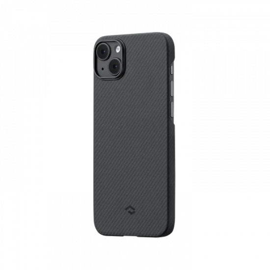 Чехол Pitaka MagEZ Case 3 для iPhone 14 Plus (6.7"), черно-серый узкое плетение, кевлар (арамид)