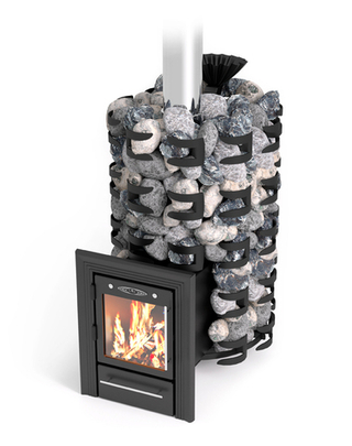 Печь для бани TMF Семирамида Inox Люмина антрацит