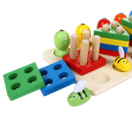 Развивающая игрушка 3 в 1 деревянная (2 вида сортер, рыбалка), коробка C-41641