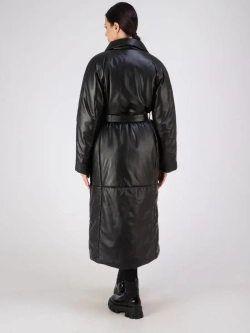 Пальто кожаное из натуральной кожи