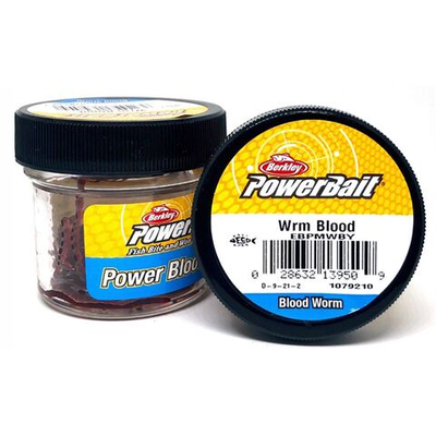 Силикон Berkley PowerBait Micro Blood Worm 150 шт мотыль мелкий