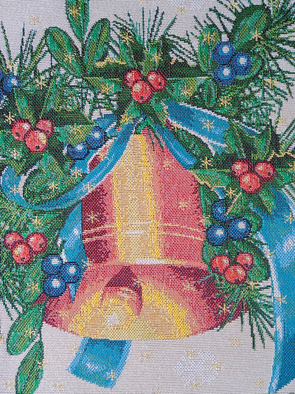 Набор декоративных гобеленовых салфеток Колокольчик 6шт 26х25 см