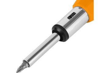 Реверсивная отвертка с набором бит 9 шт SPARTA CrV 115455