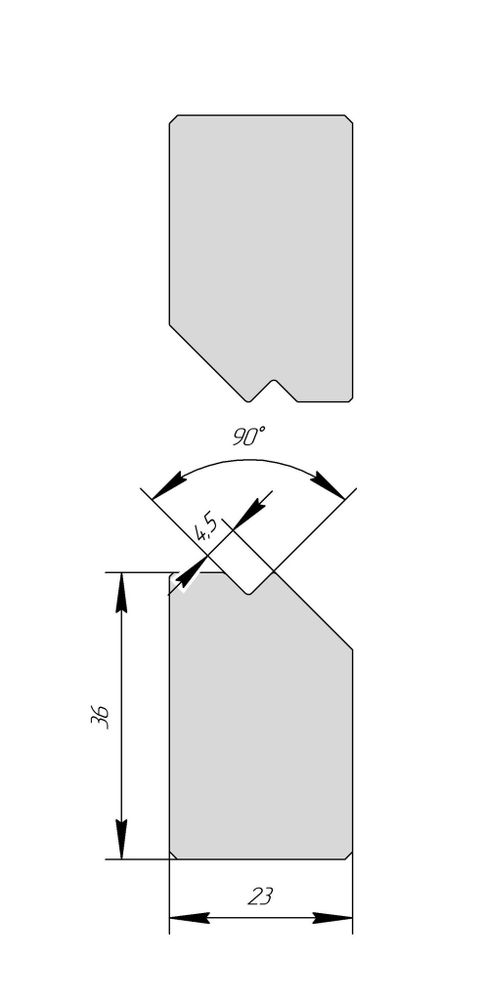 Z-вставки AZI 1137 90° Z4,5