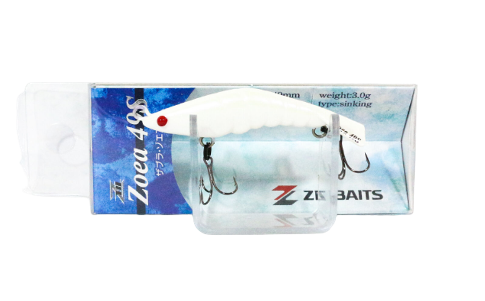 Воблер ZipBaits ZBL Zoea 49S 197 Snow White