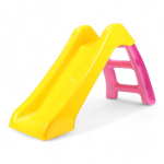 Горка детская 70 см, желтый/розовый