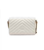 Skórzana наплечная сумка LOVE CLICK MINI SHEEP NAPPA CH Pinko - белый(100067 A0GK)