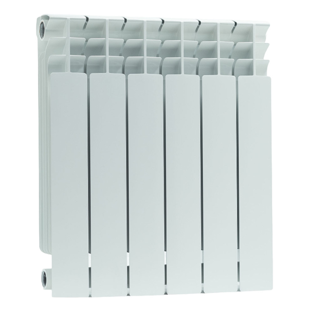 Радиатор биметаллический Русский Радиатор Корвет 6 секций RAL 9016 белый
