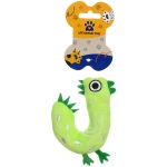 Игрушка для кошек мягкая «Петушок», цвет зеленый, 12*9см