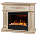 Каминокомплект Real Flame Silvia 26 WT-619G с очагом 3D Helios 26 SBG